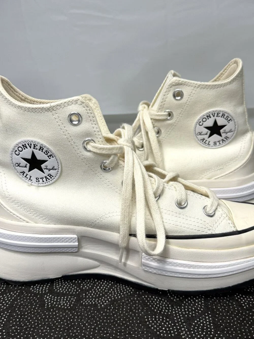 Converse Chuck Taylor Run Star Legacy CX Egret/White Size Men's 7/Women's 8.5
